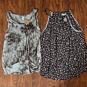 Floral and Tie-Dye Women's Tops